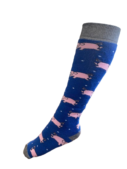Hazy Blue Welly Socks (Sizes 3-8) - Just £6.49! Shop now at Warwickshire Clothing.