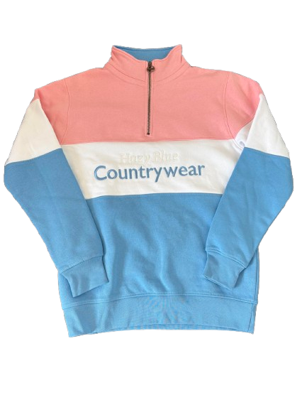 Hazy Blue Countrywear Henley Sweatshirt