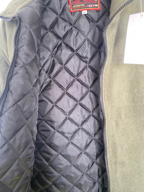 Hazy Blue Unisex Warm Quilted Padded Anti Pill Fleece Jacket - Just £29.99! Shop now at Warwickshire Clothing.