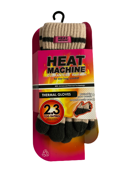 Heat Machine Ladies Thermal Insulated Gloves code 3066 - One Size - Just £6.49! Shop now at Warwickshire Clothing.