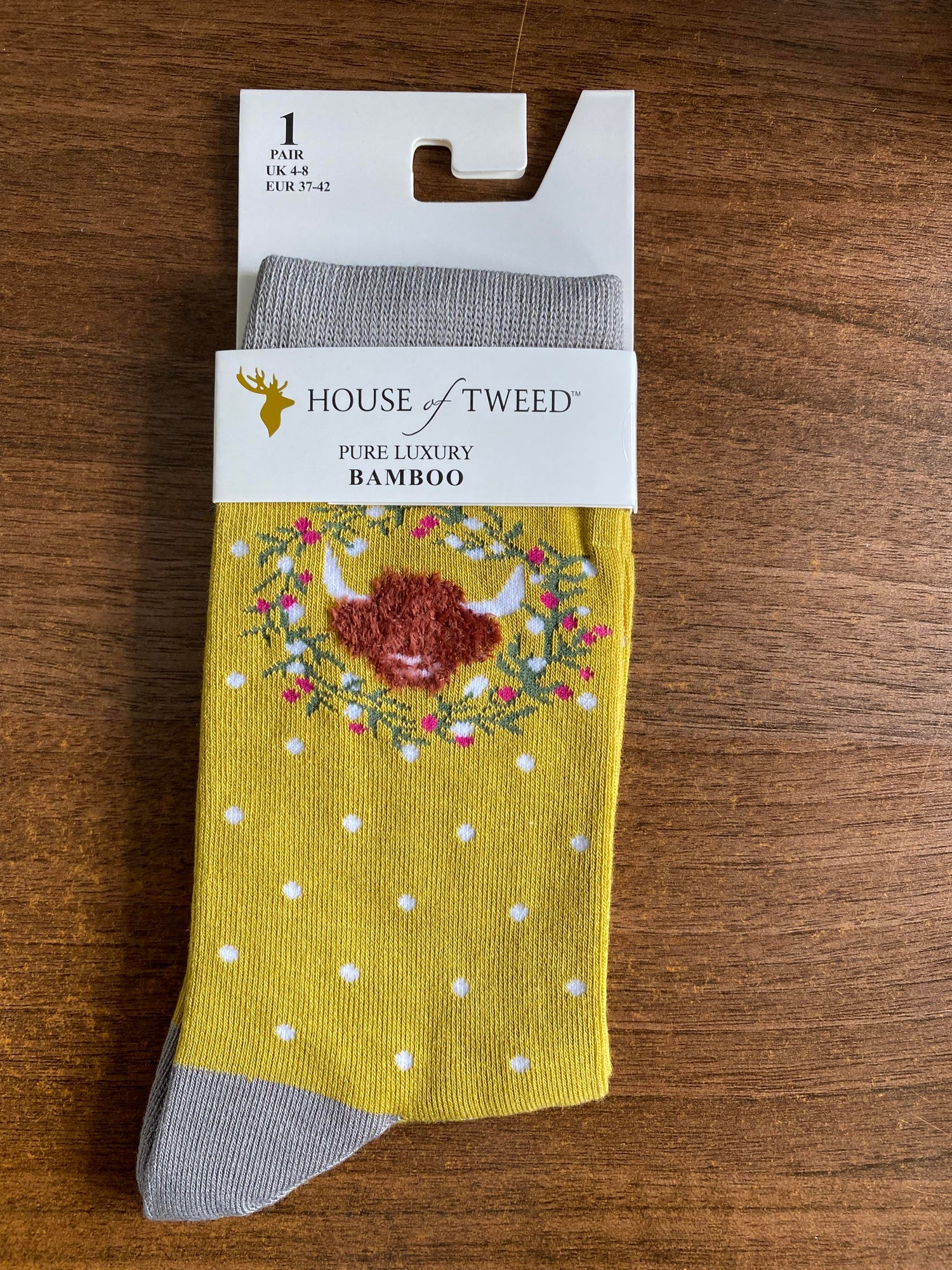 House of Tweed Pure Luxury Women's Bamboo Socks - Animal Pattern Collection - Just £5.99! Shop now at Warwickshire Clothing.
