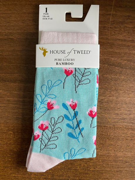 House of Tweed Pure Luxury Women's Bamboo Socks - Animal Pattern Collection - Just £5.99! Shop now at Warwickshire Clothing.