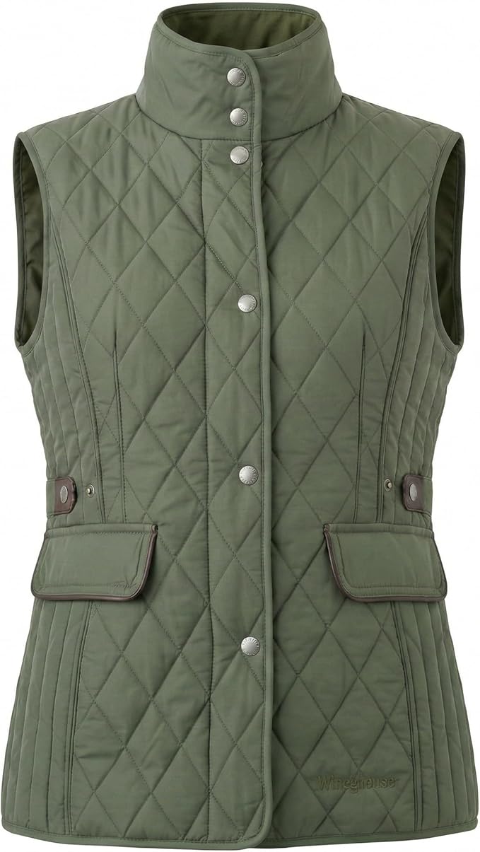Hazy Blue Joanne Quilted Gilet