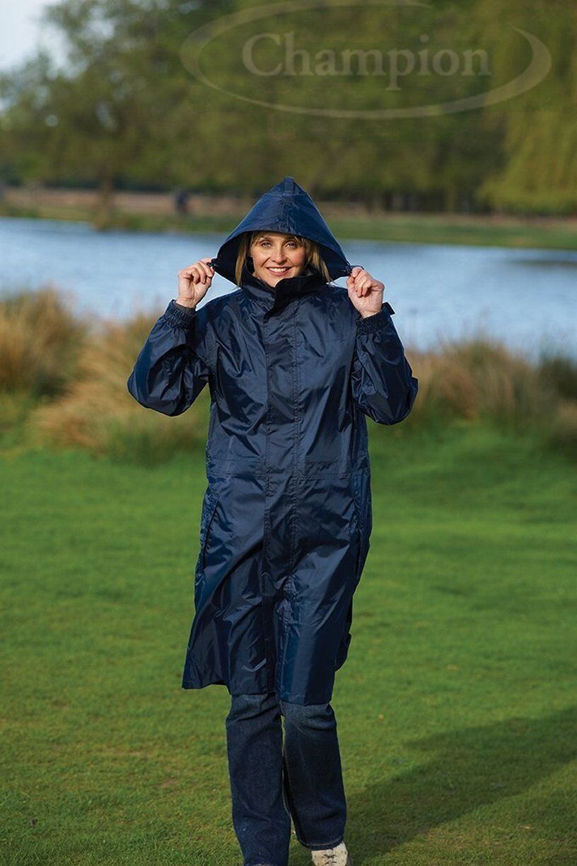 Champion Unisex Storm Waterproof Breathable Knee Long Coat - Just £28.99! Shop now at Warwickshire Clothing.