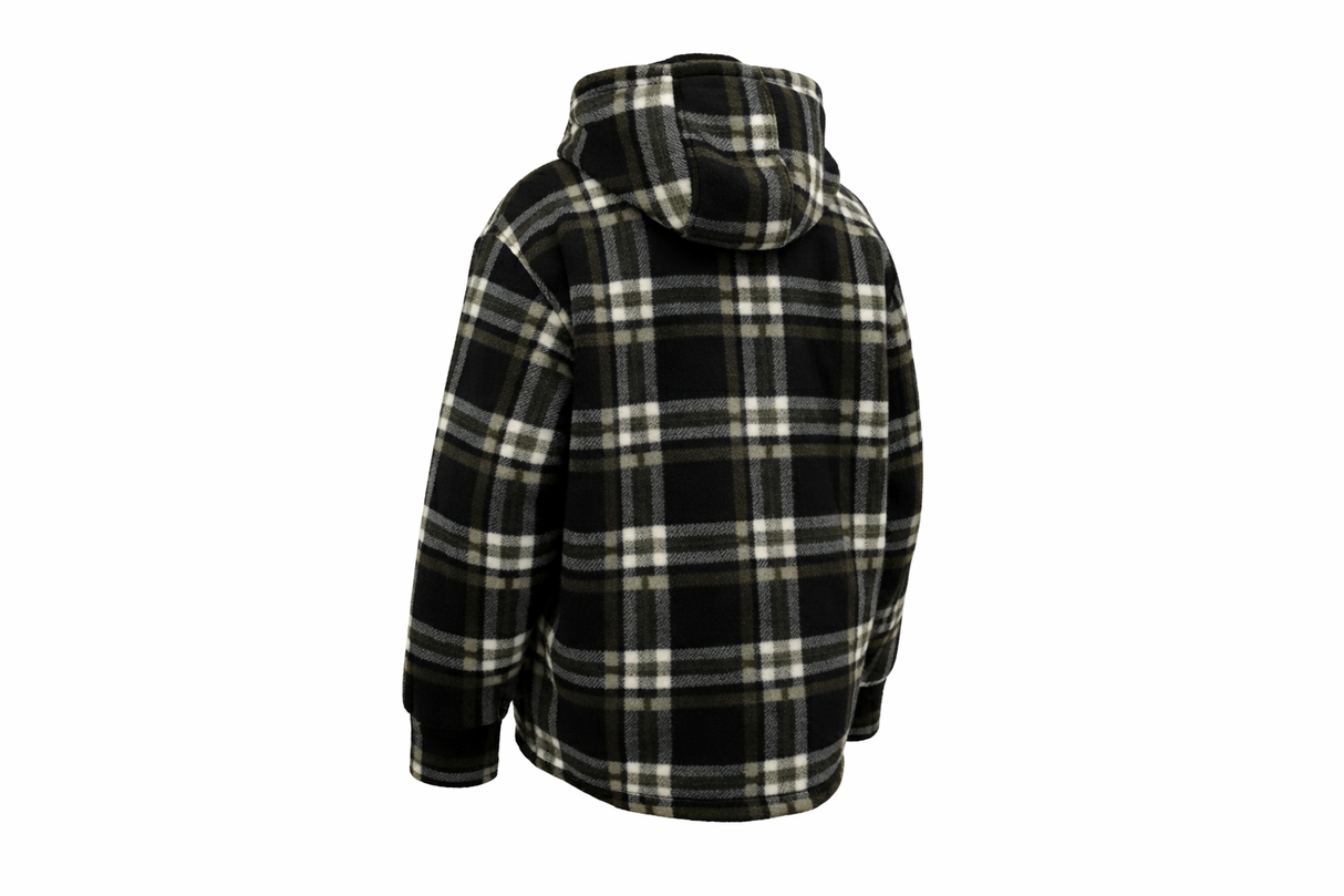 Hazy Blue Logan Fleece Lined Lumberjack Shirt Jacket