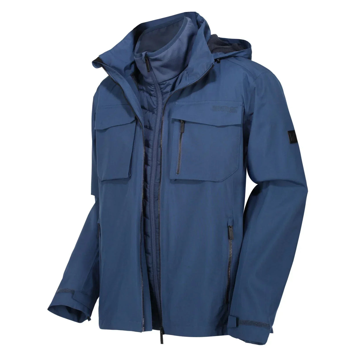 Regatta Mens Shrigley 3 In 1 Waterproof Insulated Hooded Jacket - Just £49.99! Shop now at Warwickshire Clothing.