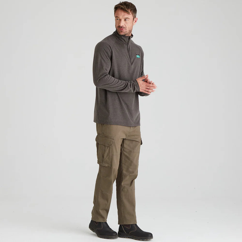 Ridgeline Men's Baseline Pull-on Zip Top