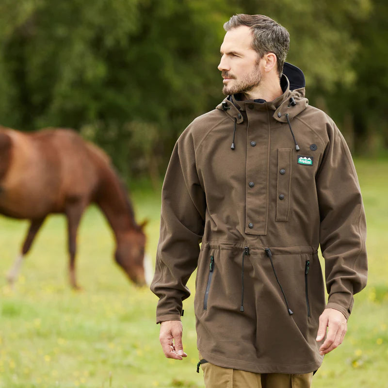 Ridgeline Mens Teak Monsoon Classic Waterproof Smock - Just £119! Shop now at Warwickshire Clothing.