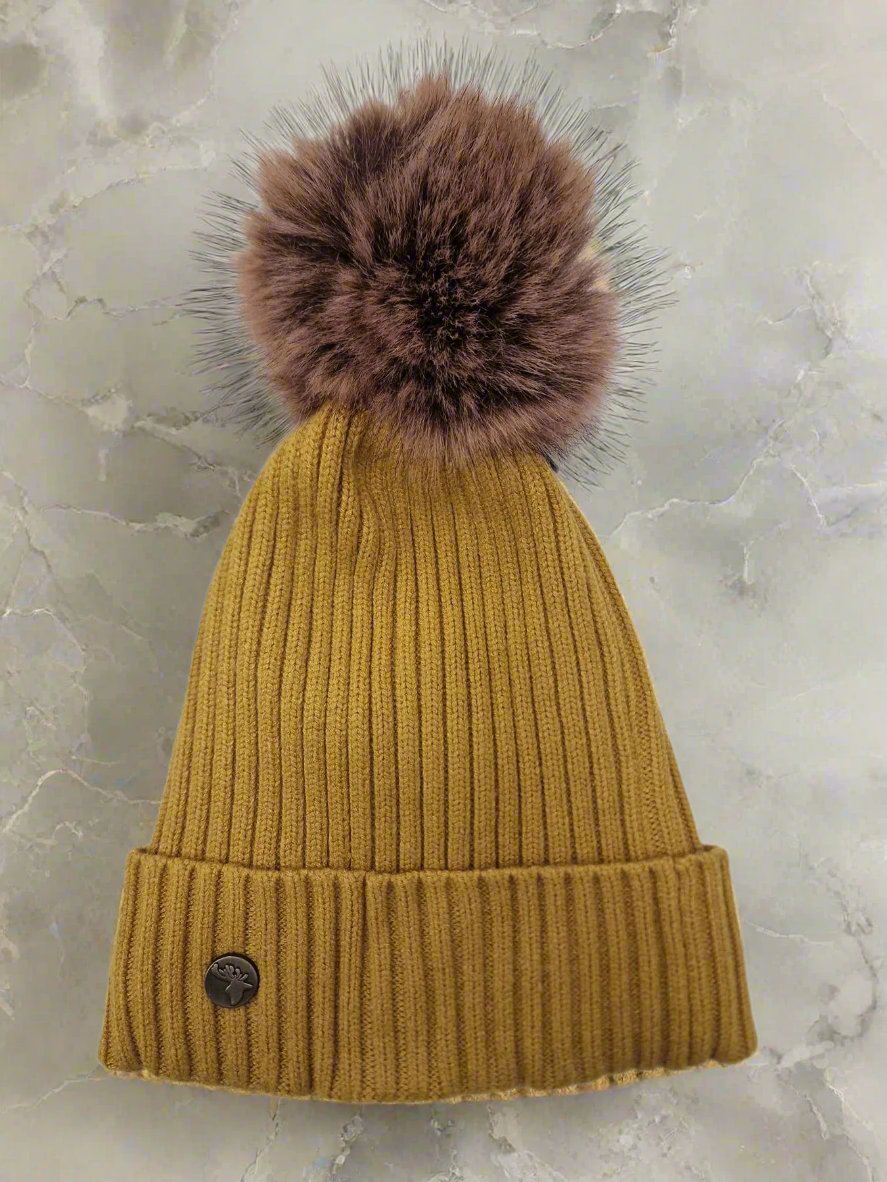 House Of Tweed Womens Luxury Warm Pom Pom Beanie Hat - Just £13.99! Shop now at Warwickshire Clothing.