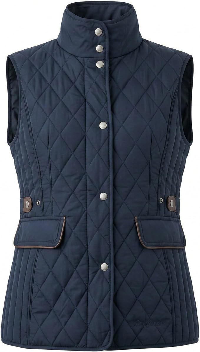 Hazy Blue Joanne Quilted Gilet