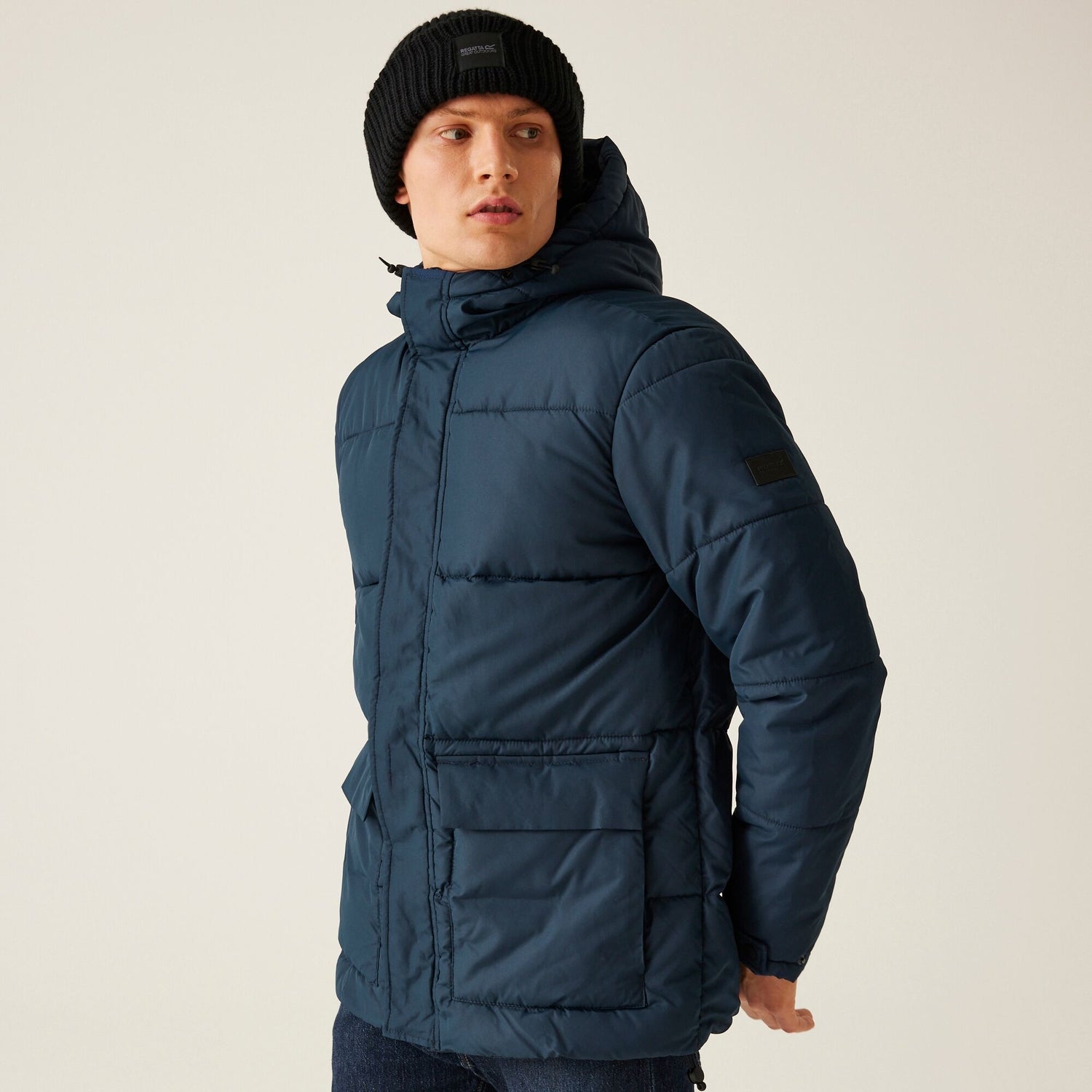 Regatta Men's Falkner Baffled Jacket Navy - Just £64.99! Shop now at Warwickshire Clothing.