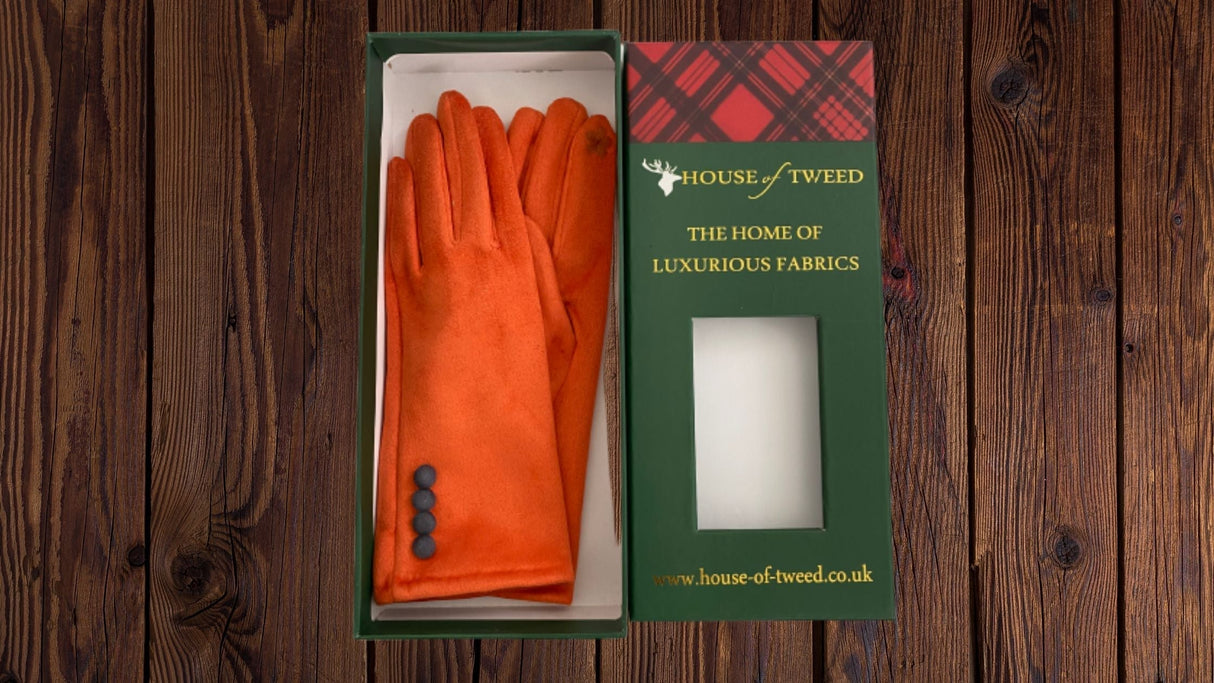 House Of Tweed Ladies Faux Suede Soft Gloves One Size - Just £14.99! Shop now at Warwickshire Clothing.