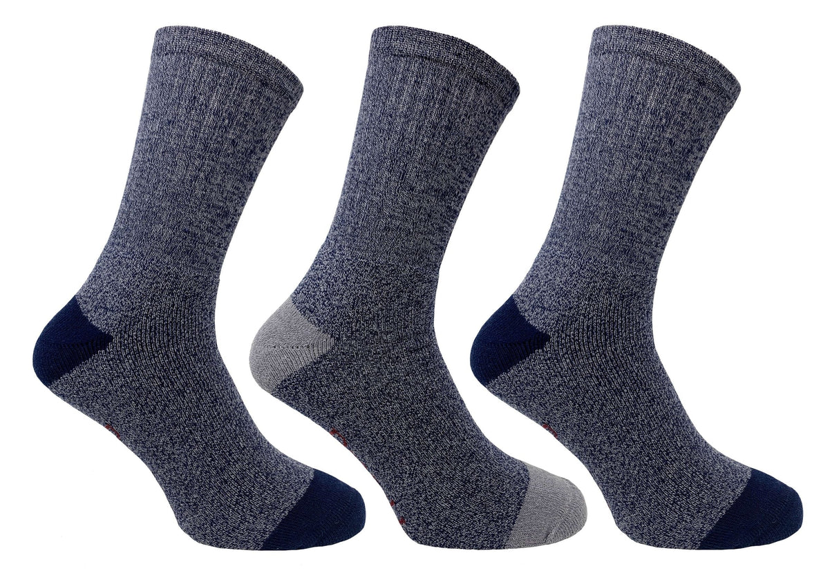 Bramble Mens Docks All Terrain Socks 3PK Mixed 6-11 Blue - Just £11.99! Shop now at Warwickshire Clothing.