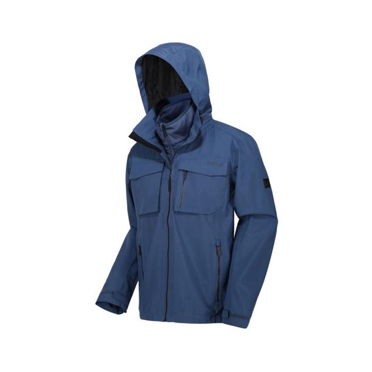 Regatta Mens Shrigley 3 In 1 Waterproof Insulated Hooded Jacket - Just £49.99! Shop now at Warwickshire Clothing.