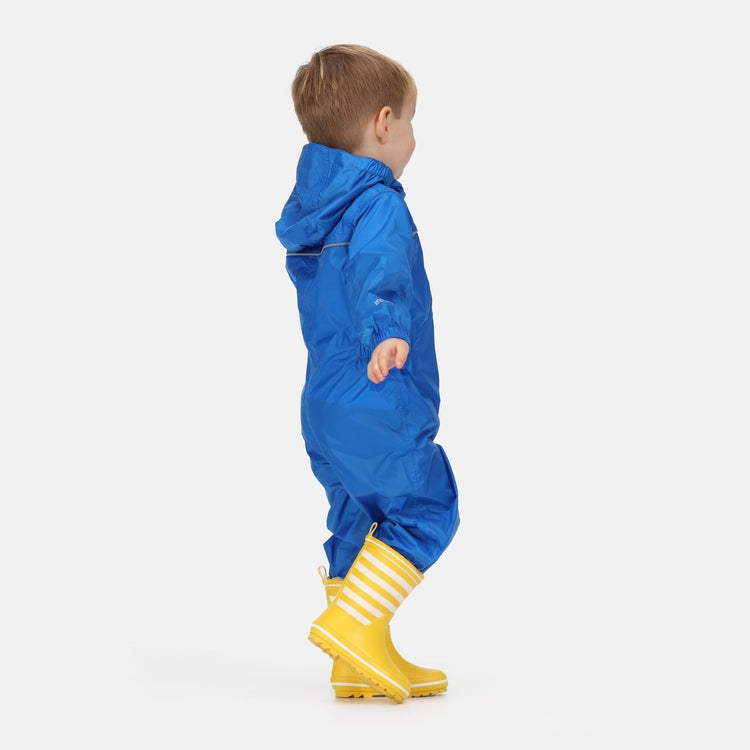 Regatta Kids' Puddle IV Waterproof All In One Rain Suit - Just £14.99! Shop now at Warwickshire Clothing.