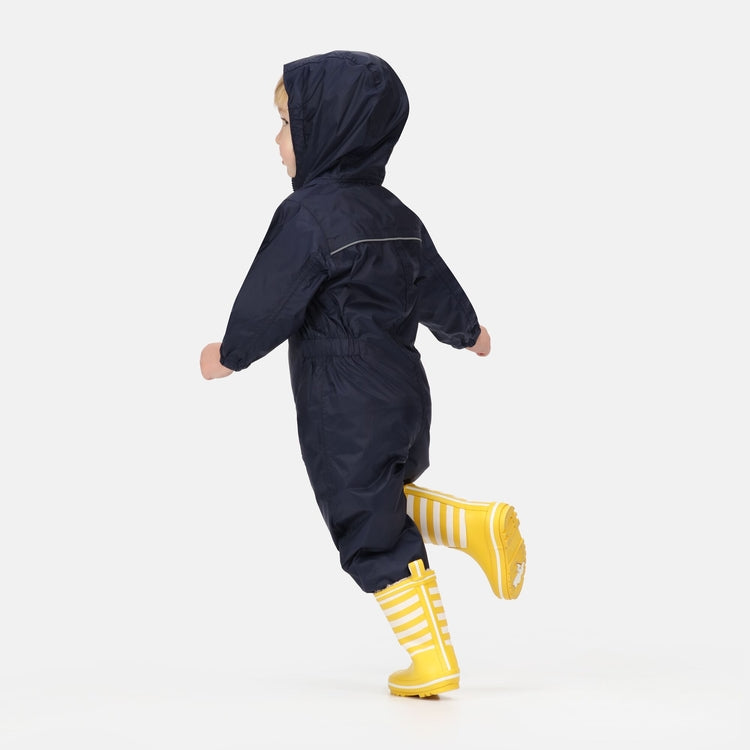Regatta Kids' Puddle IV Waterproof All In One Rain Suit - Just £14.99! Shop now at Warwickshire Clothing.