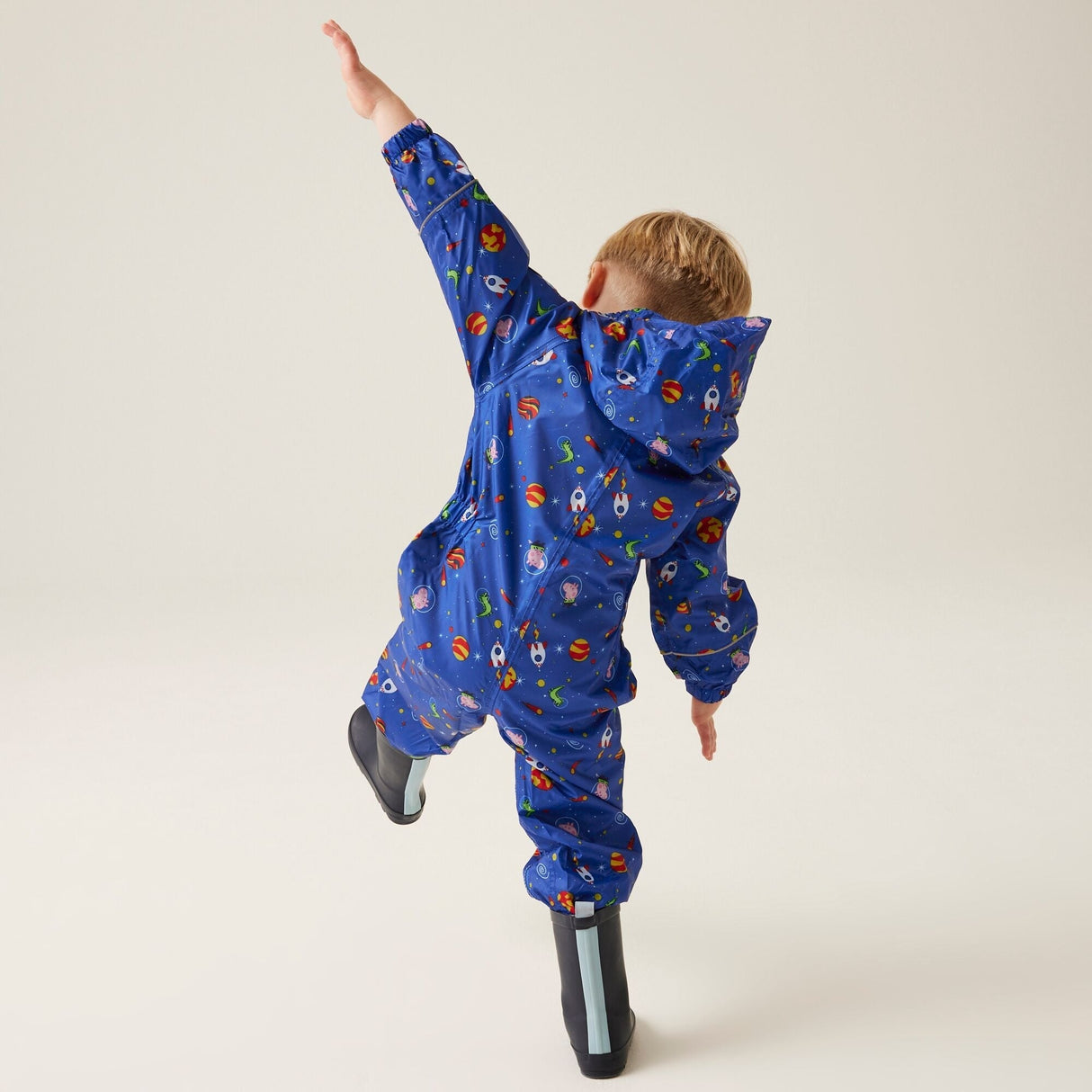 Regatta Kids' Peppa Pig Pobble Waterproof Puddle Suit - Just £14.99! Shop now at Warwickshire Clothing.