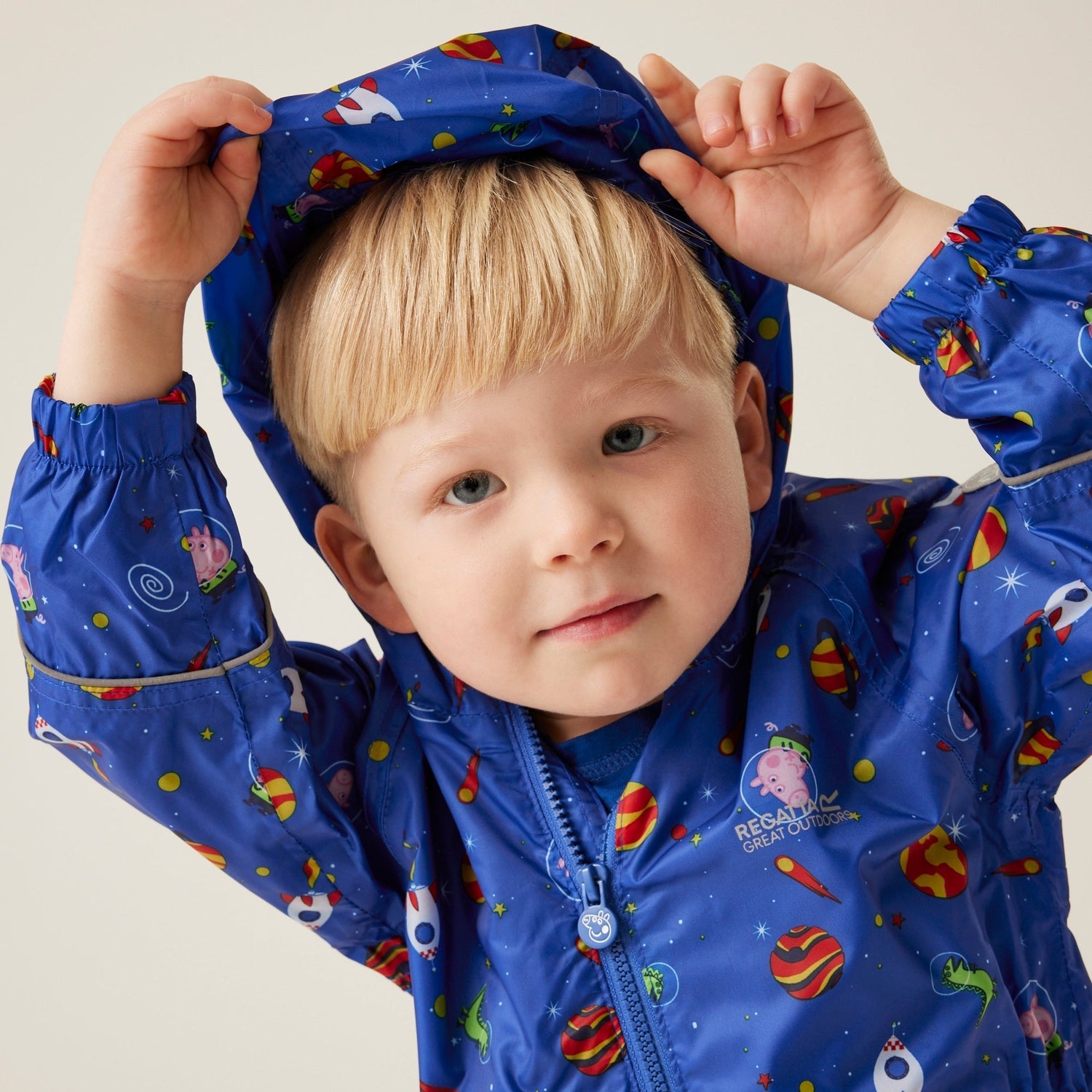 Regatta Kids' Peppa Pig Pobble Waterproof Puddle Suit - Just £14.99! Shop now at Warwickshire Clothing.
