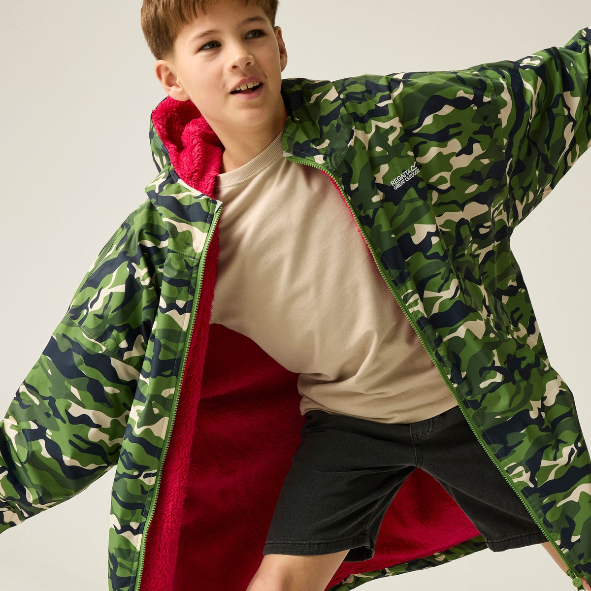 Junior Changing Robe Green