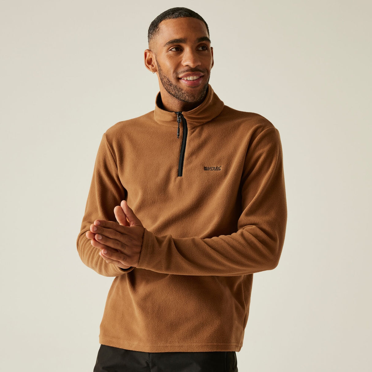 Regatta Mens Thompson Half Zip Light Micro Fleece