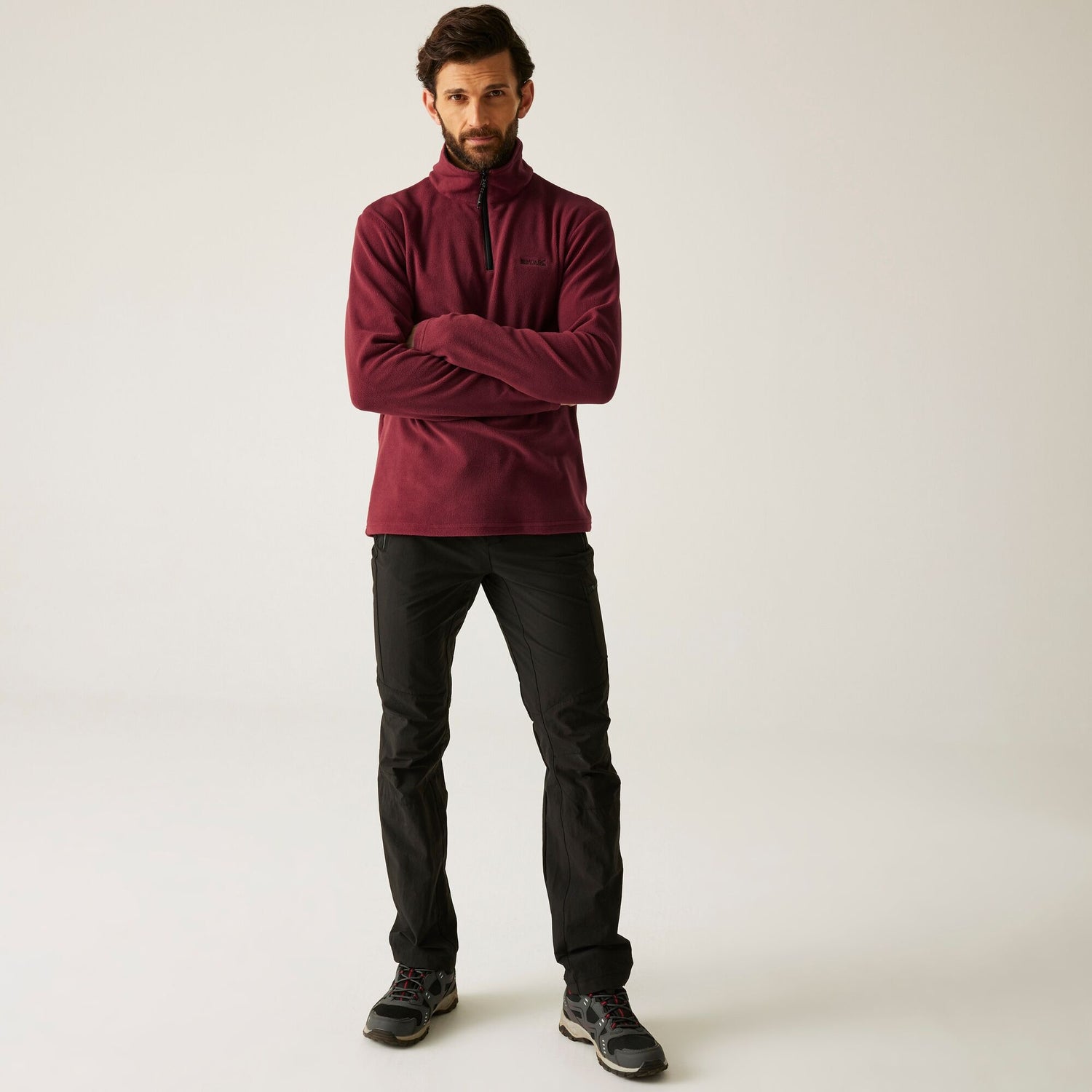 Regatta Mens Thompson Half Zip Light Micro Fleece