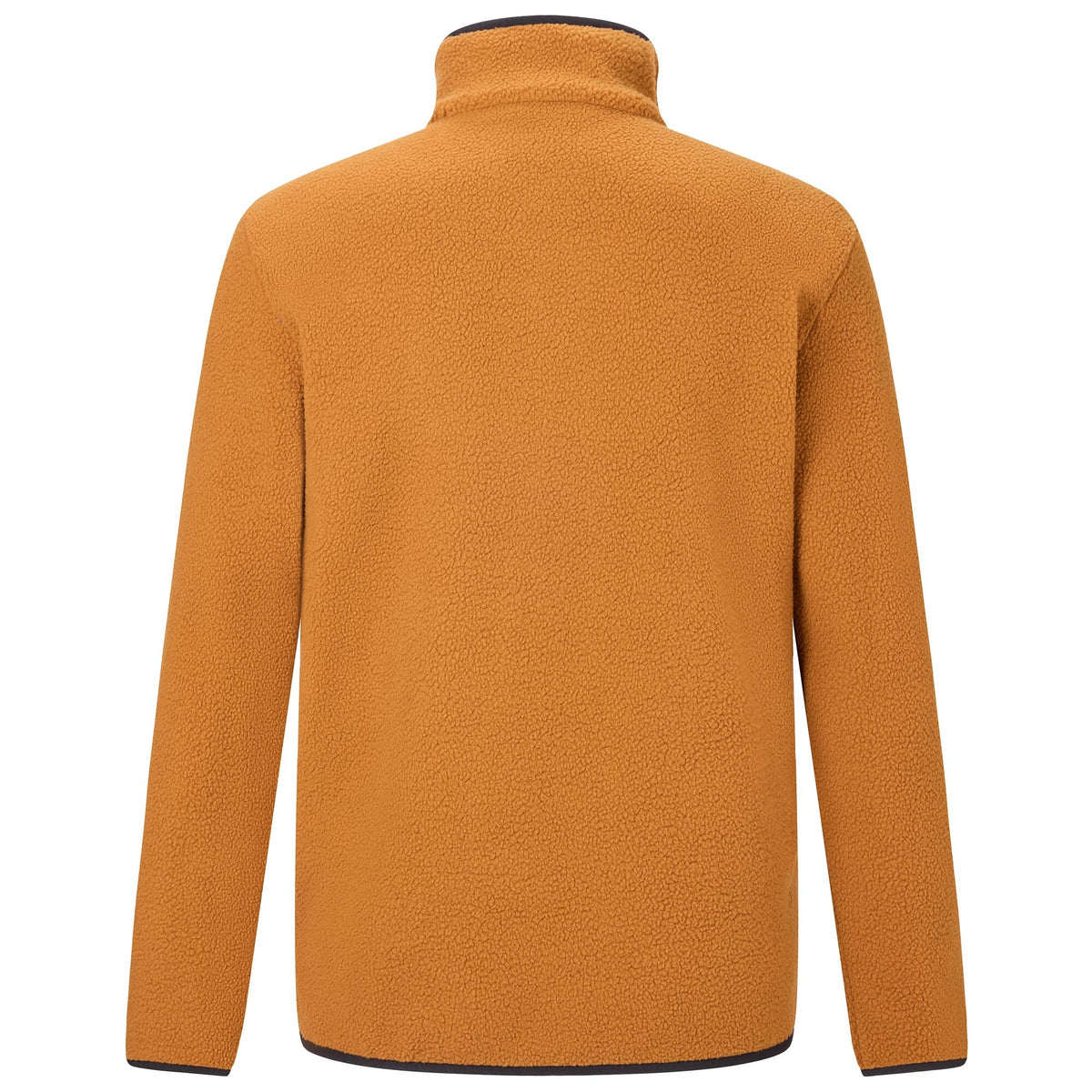 Men's Frankie Borg Full Zip Fleece Rich Tan Black