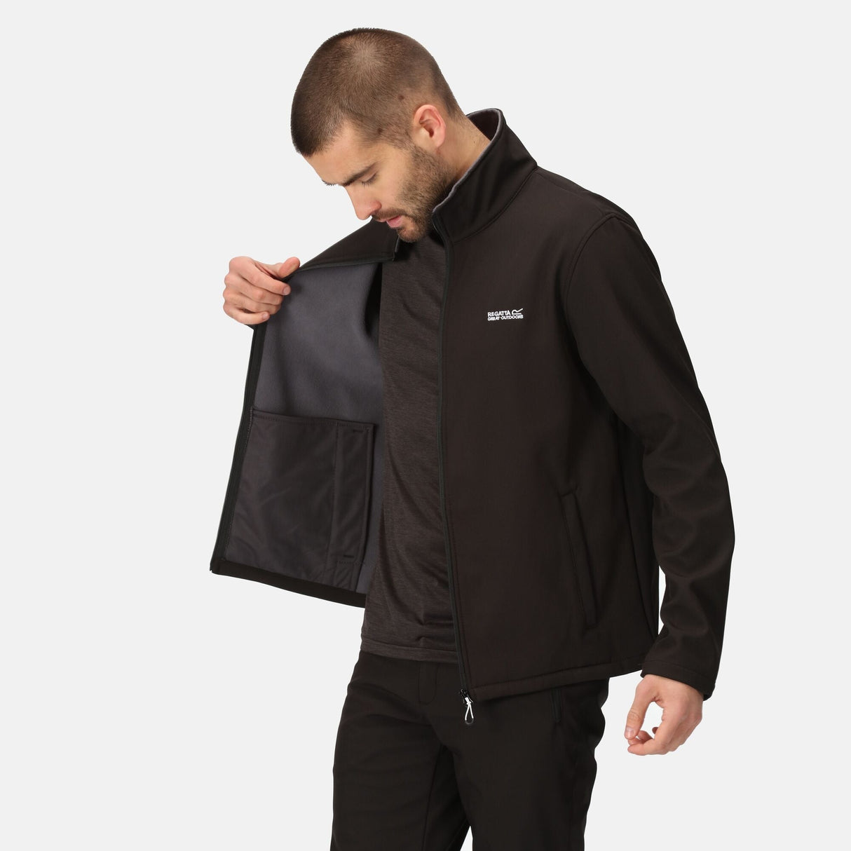 Regatta Men's Cera V Softshell Jacket - Just £23.99! Shop now at Warwickshire Clothing.