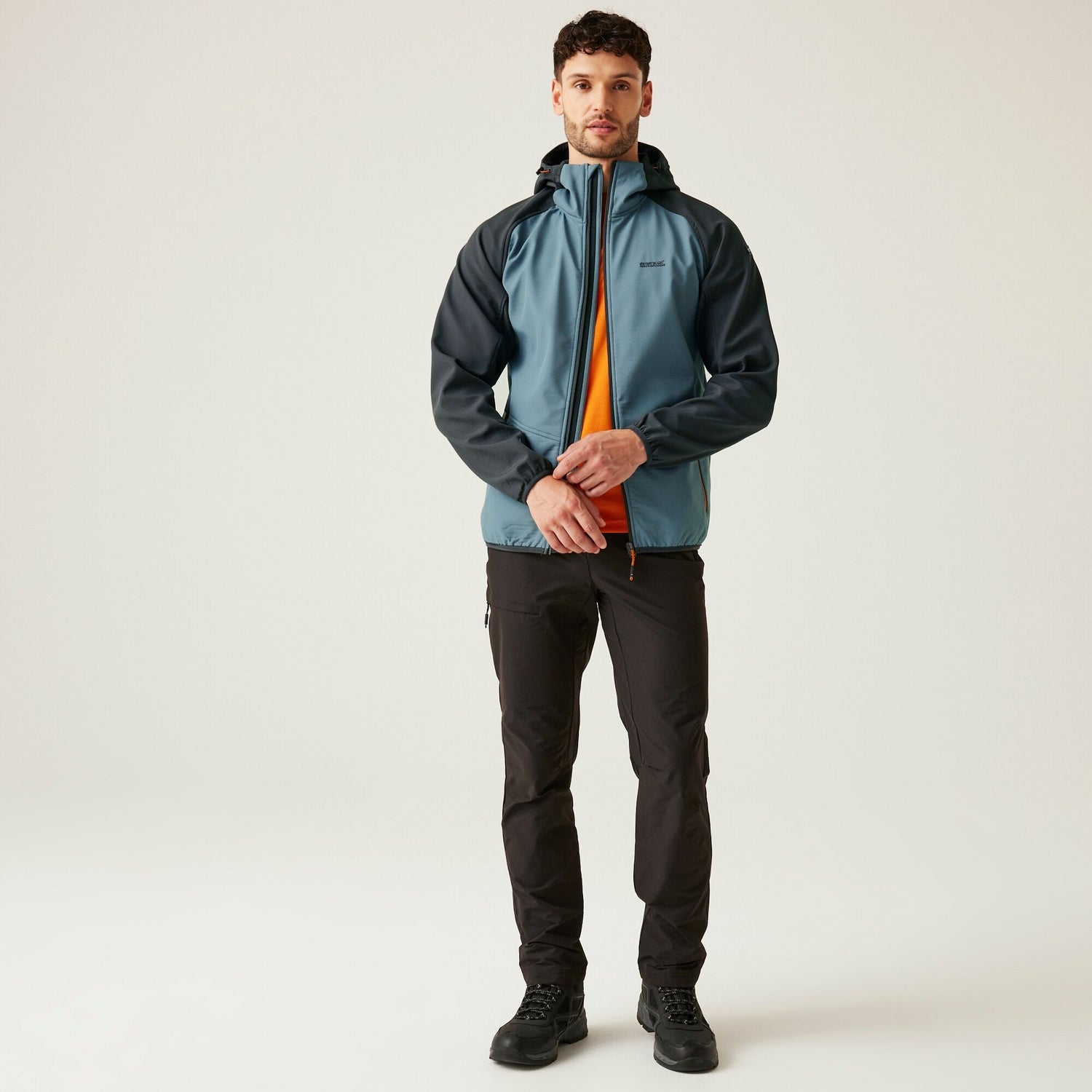 Regatta Mens Arec III Outdoor Hooded Softshell Jacket - Just £29.99! Shop now at Warwickshire Clothing.