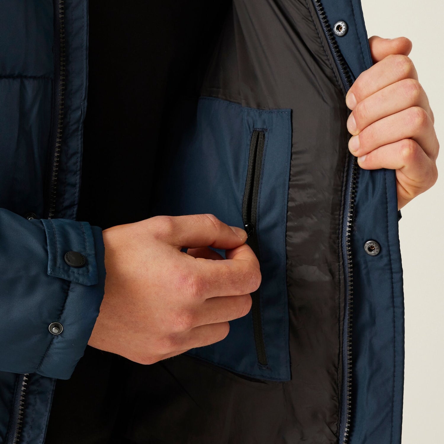 Regatta Men's Falkner Baffled Jacket Navy - Just £64.99! Shop now at Warwickshire Clothing.