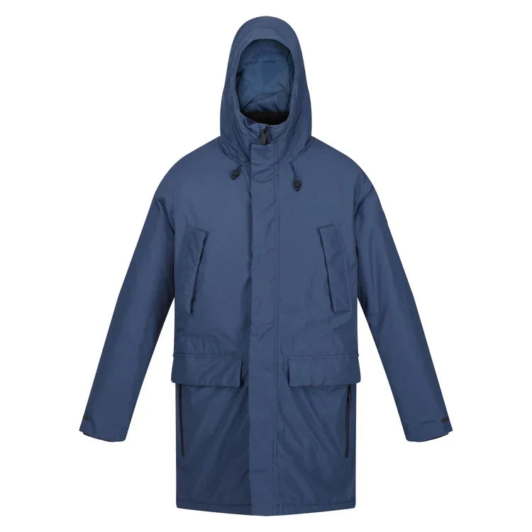 Men's Tavaris Waterproof Parka Jacket | Dark Denim - Just £49.99! Shop now at Warwickshire Clothing.