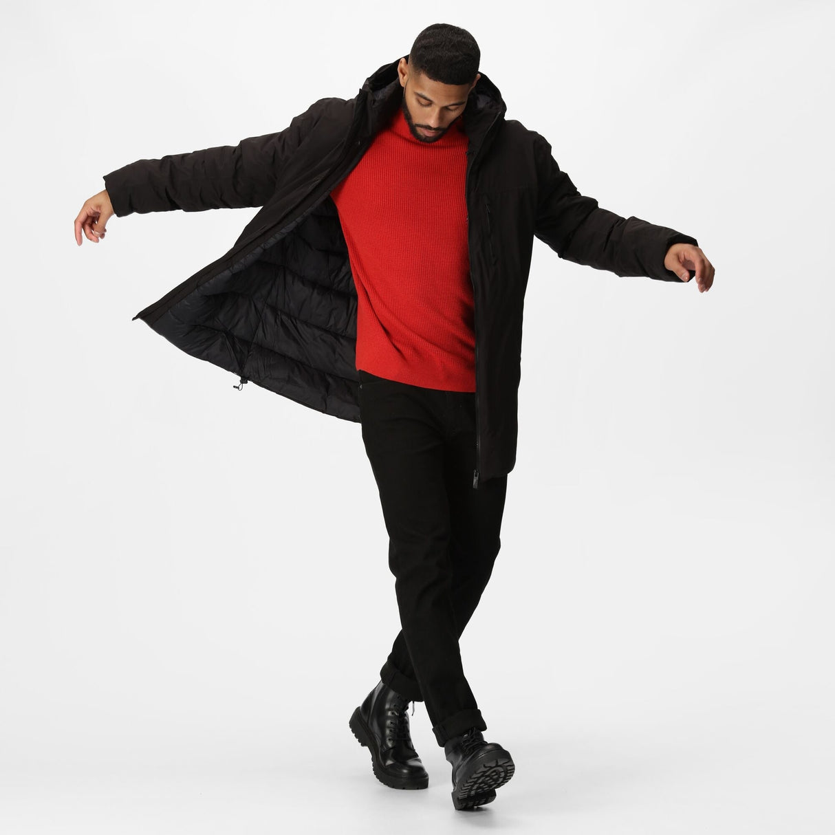 Regatta Men's Yewbank II Parka Jacket | Black - Just £59.99! Shop now at Warwickshire Clothing.