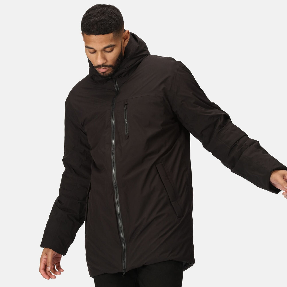 Regatta Men's Yewbank II Parka Jacket | Black - Just £59.99! Shop now at Warwickshire Clothing.