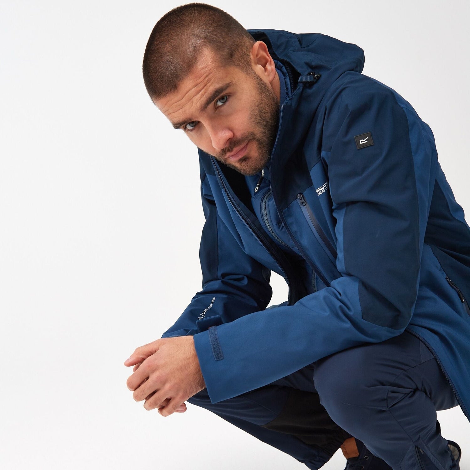 Regatta Men's Wentwood VIII 3-In-1 Waterproof Jacket Navy - Just £49.99! Shop now at Warwickshire Clothing.