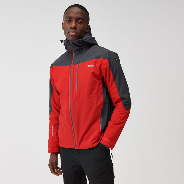Regatta Men's Wentwood VIII 3-In-1 Waterproof Jacket Danger Red - Just £49.99! Shop now at Warwickshire Clothing.