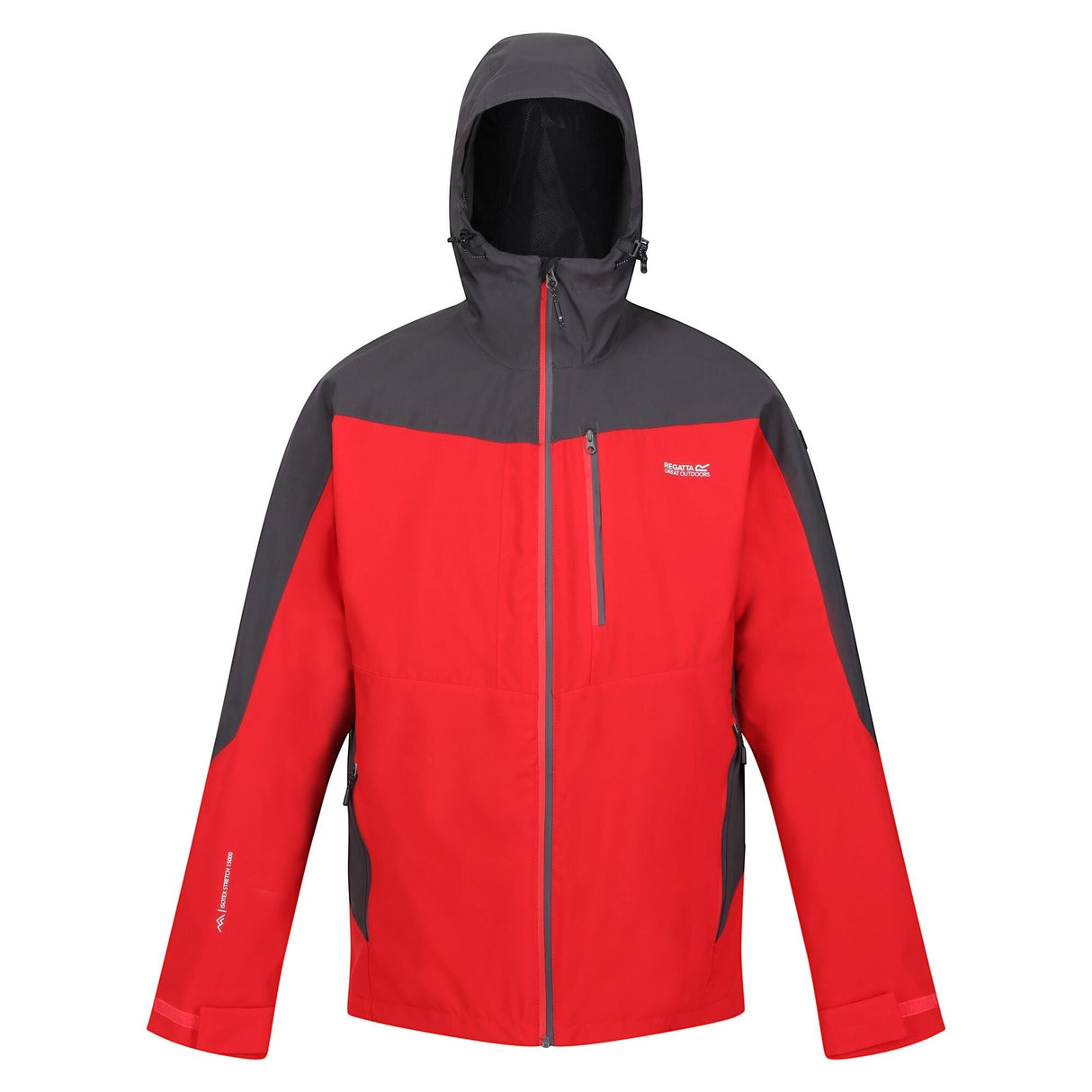 Regatta Men's Wentwood VIII 3-In-1 Waterproof Jacket Danger Red - Just £49.99! Shop now at Warwickshire Clothing.