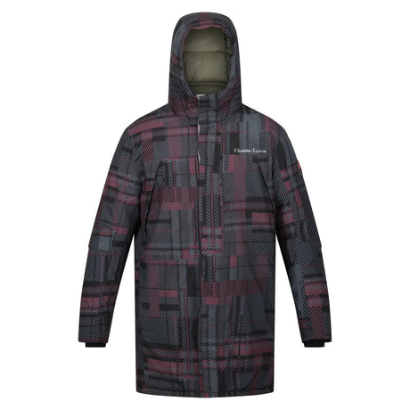 Christian Lacroix - Men's Long Waterproof Jacket | Tartan Print - Just £79.99! Shop now at Warwickshire Clothing.