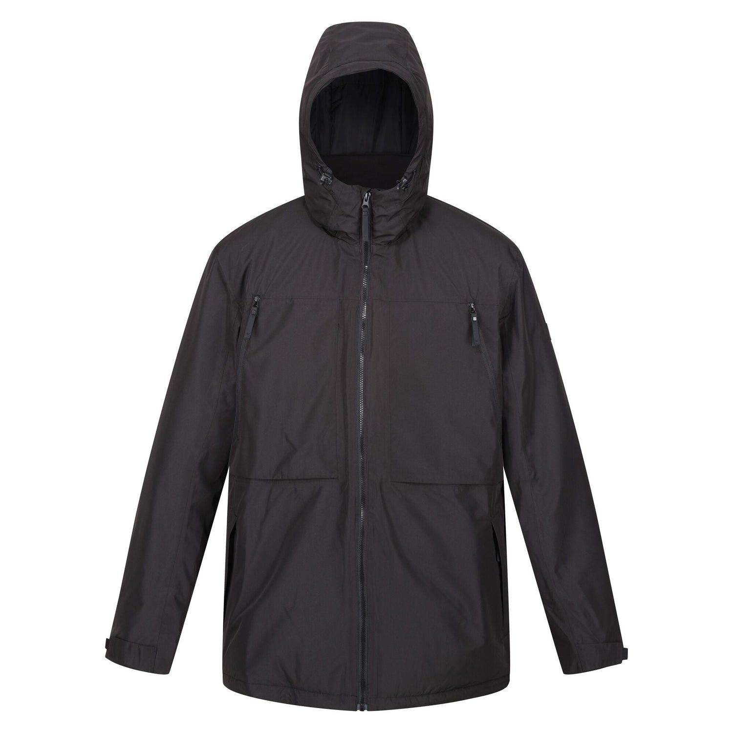 Regatta Men's Larrick Waterproof Jacket | Black - Just £39.99! Shop now at Warwickshire Clothing.