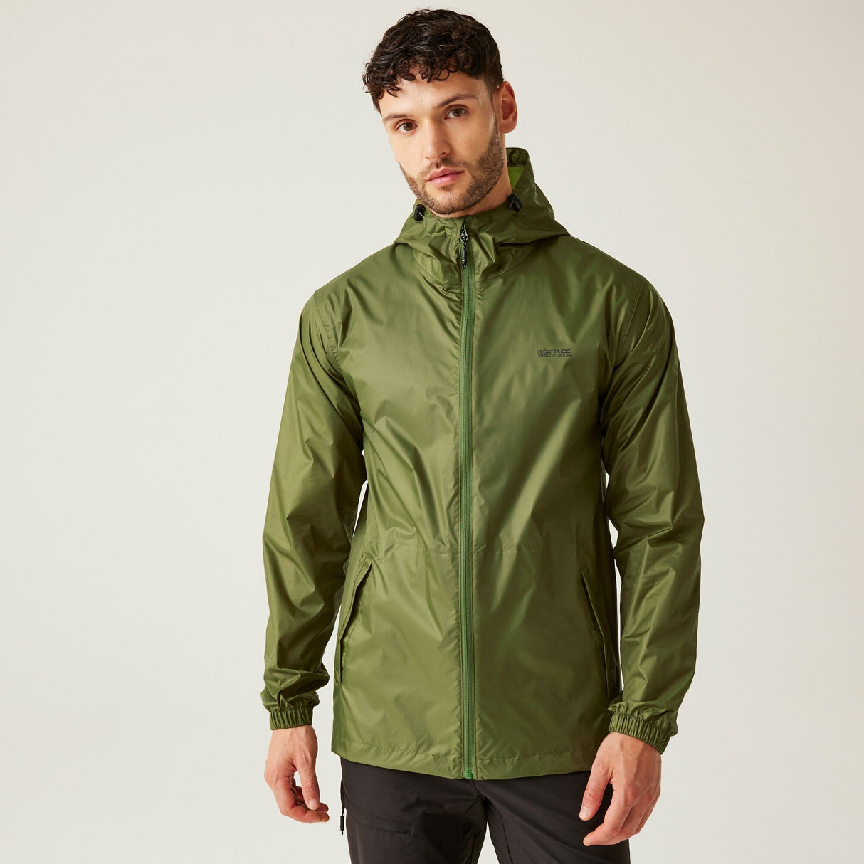 Regatta Mens Waterproof Pack It Jacket with Bag - Just £17.99! Shop now at Warwickshire Clothing.