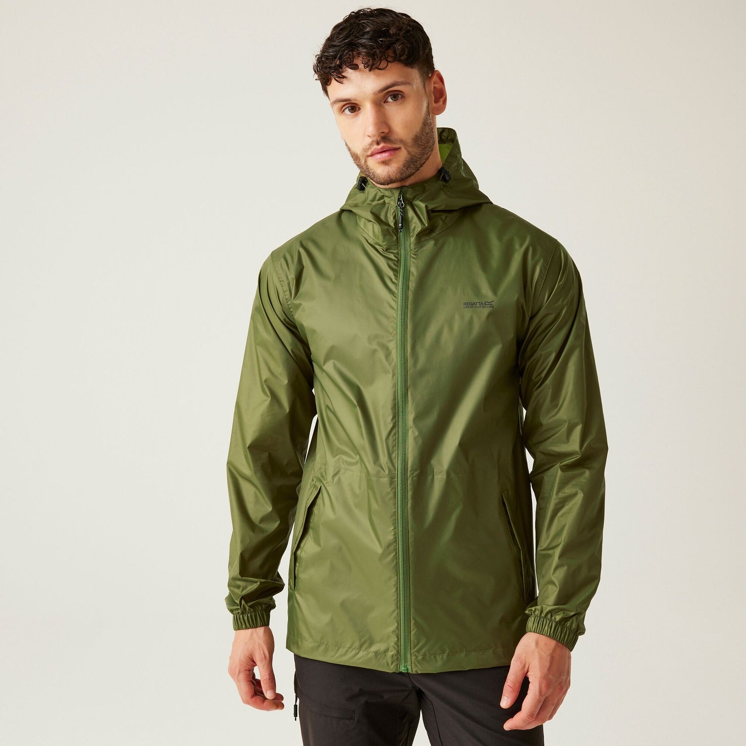 Regatta Mens Waterproof Pack It Jacket with Bag - Just £17.99! Shop now at Warwickshire Clothing.