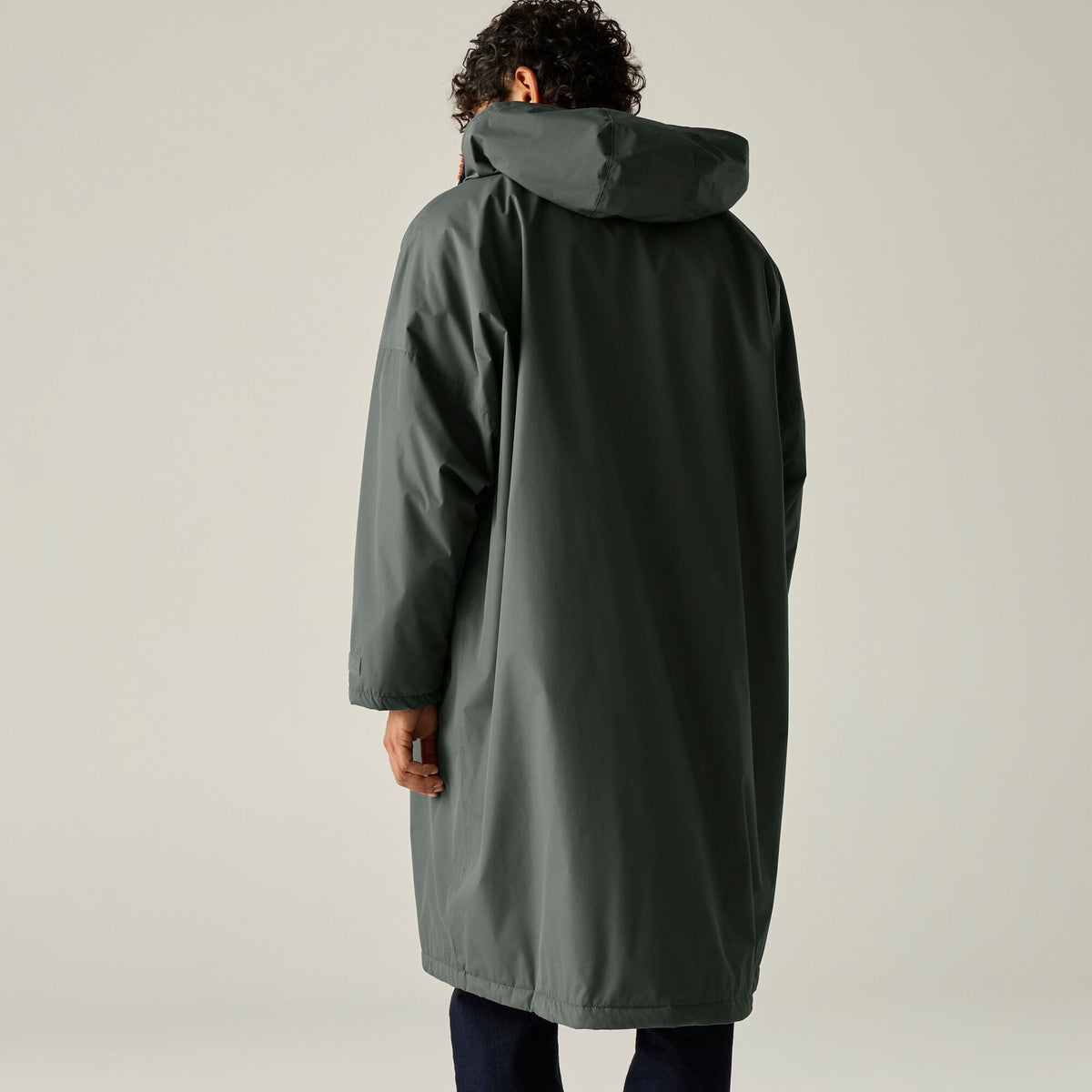 Adult's Waterproof Changing Robe - Iron Abstract Mountain