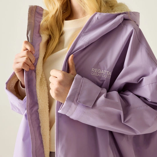 Regatta Waterproof Changing Robe - Windproof Outdoor Robe with Fleece Lining