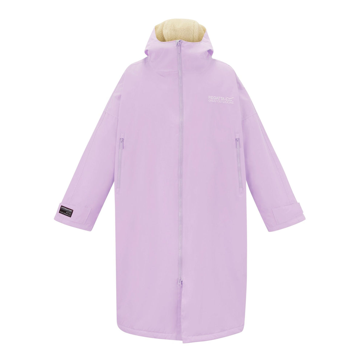 Adult's Waterproof Changing Robe - Pansy Purple