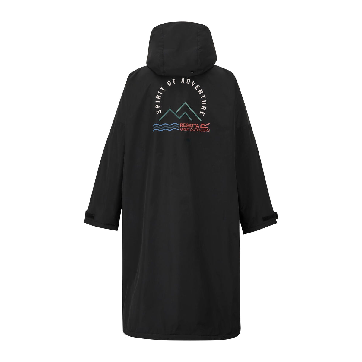Adult's Waterproof Changing Robe Black