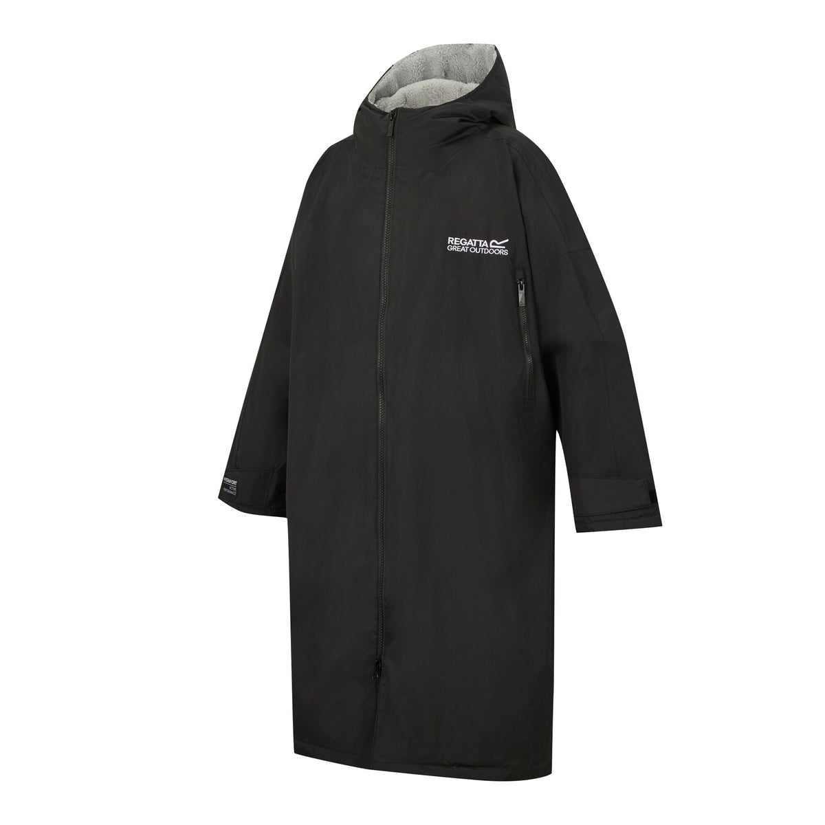 Adult's Waterproof Changing Robe Black