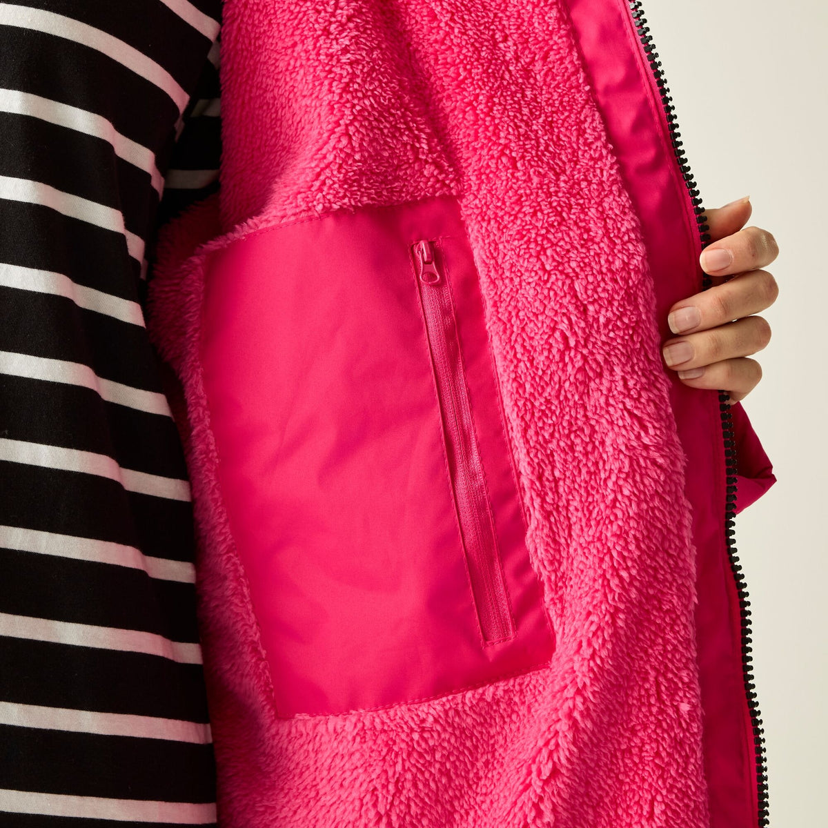 Adult's Waterproof Changing Robe | Pink Potion
