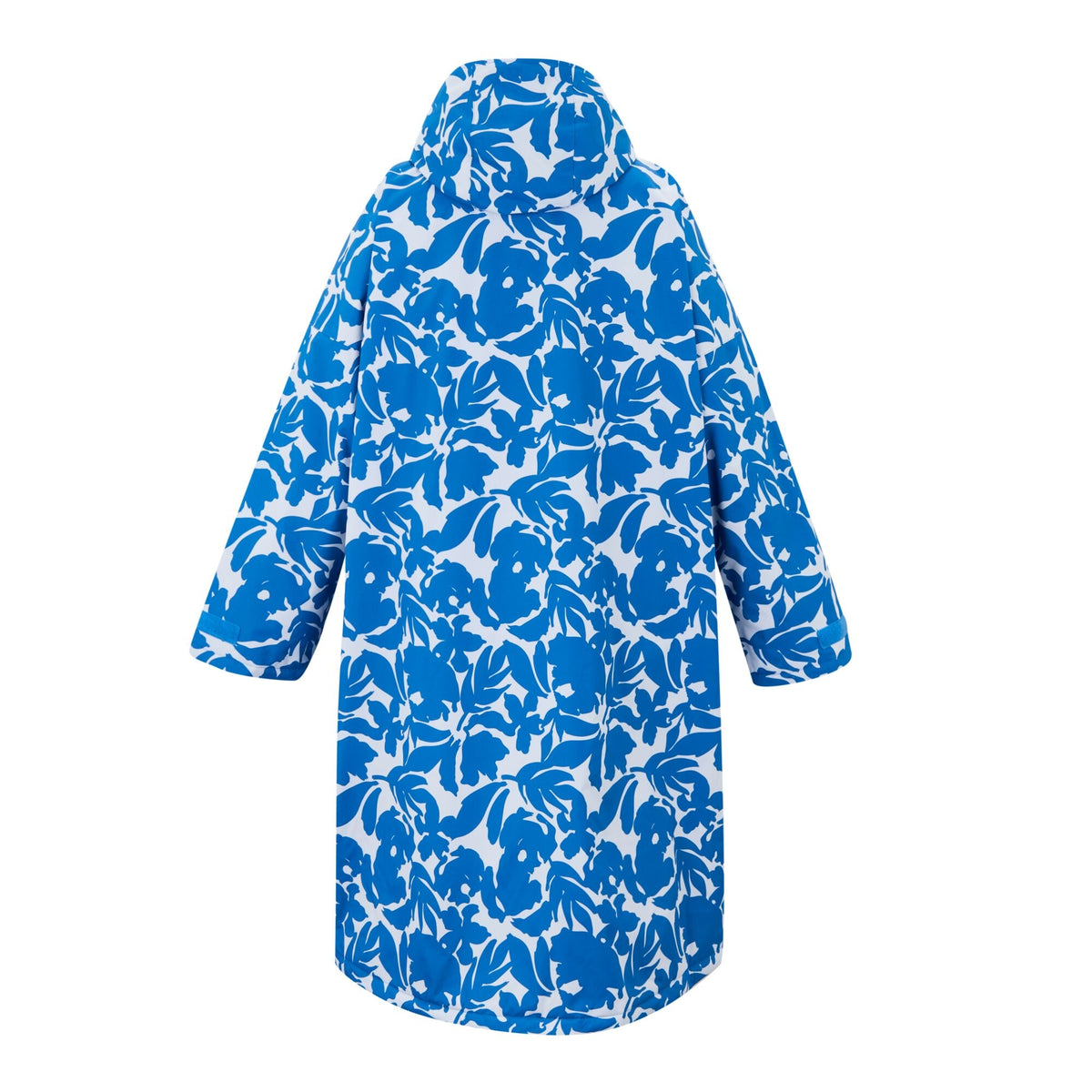 Adult's Waterproof Changing Robe Fleur Bloom Blue