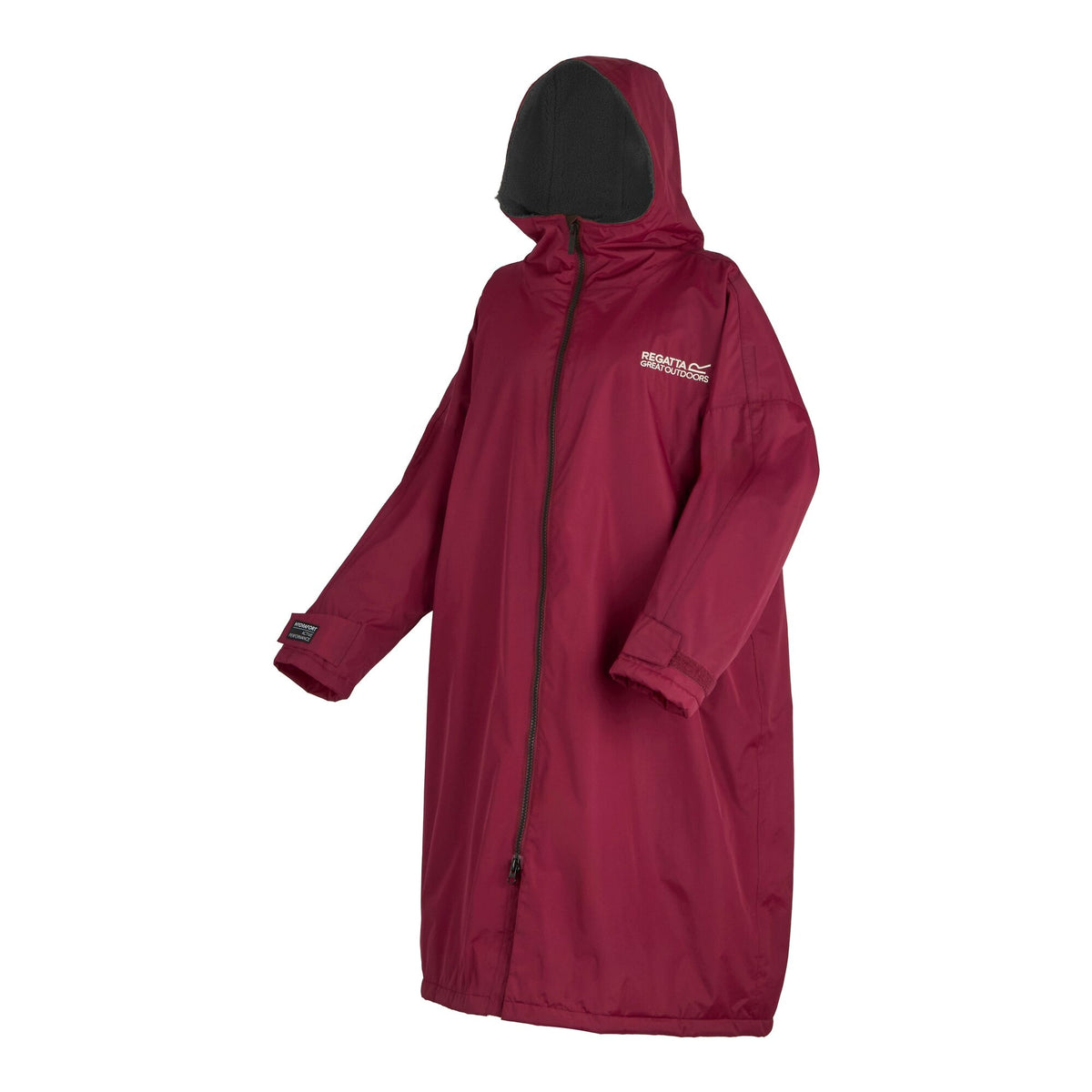 Adult's Waterproof Changing Robe - Dark Maroon