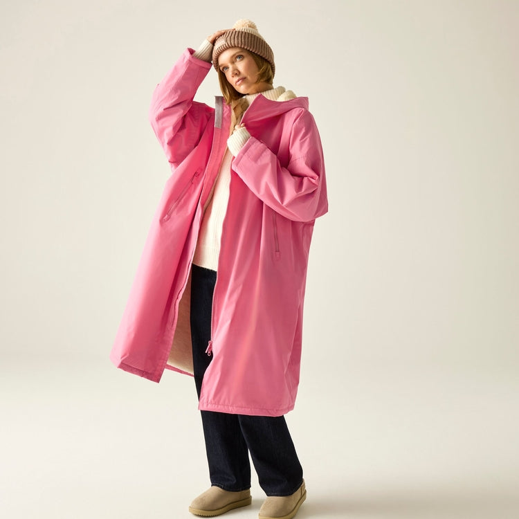 Regatta Waterproof Changing Robe - Windproof Outdoor Robe with Fleece Lining