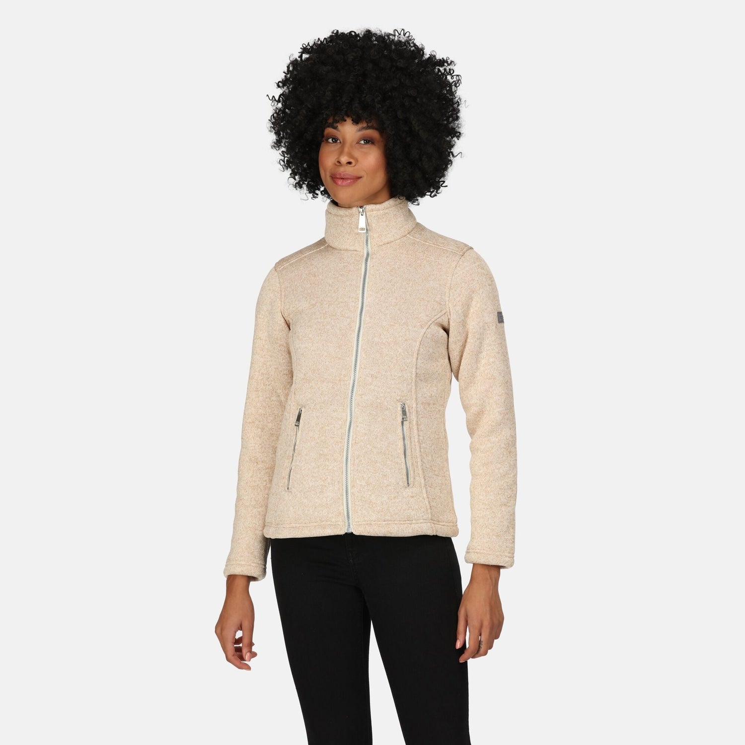 Regatta Razia II Womens Knit Heavyweight Warm Full Zip Fleece Jacket - Just £34.99! Shop now at Warwickshire Clothing.