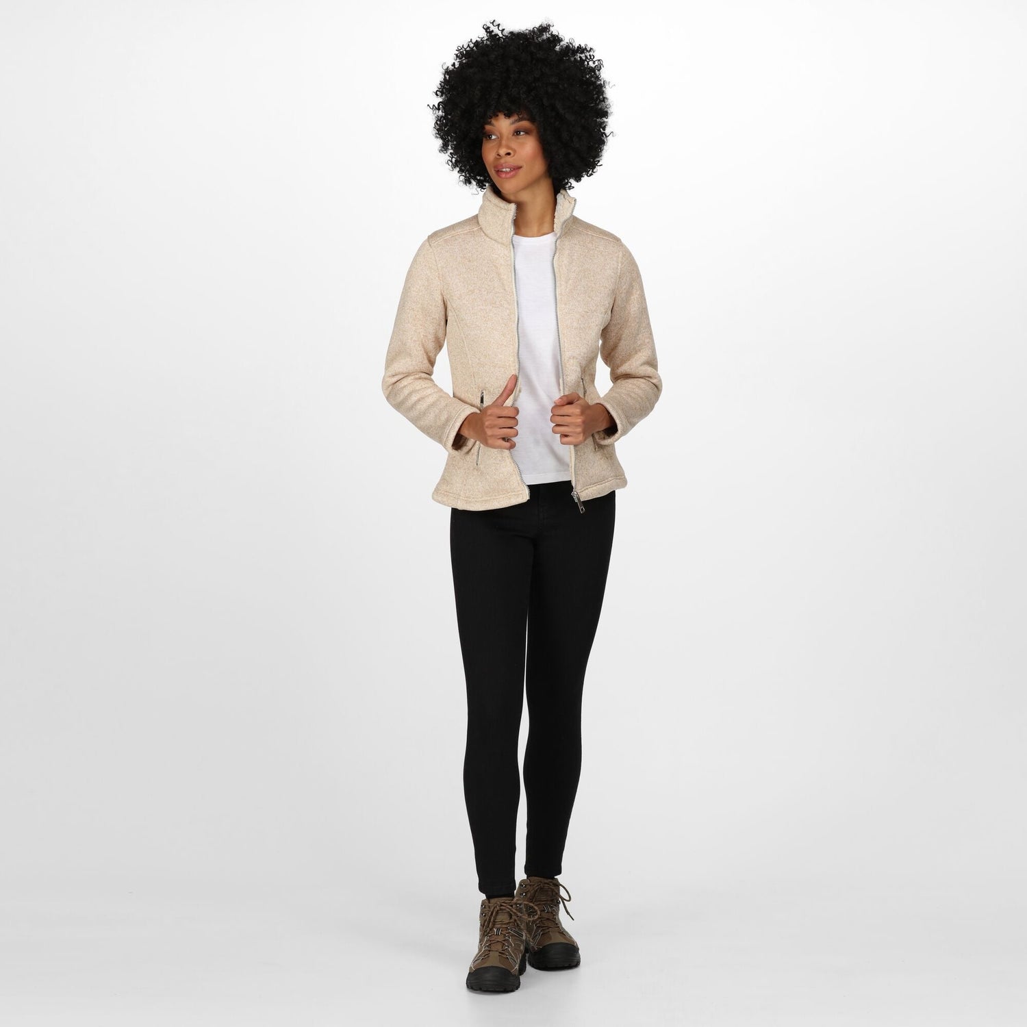 Regatta Razia II Womens Knit Heavyweight Warm Full Zip Fleece Jacket - Just £34.99! Shop now at Warwickshire Clothing.